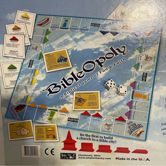BibleOpoly  Monopoly Themed Biblical Board Game of Fun & Faith -Bible Family Fun - Picture 4 of 7